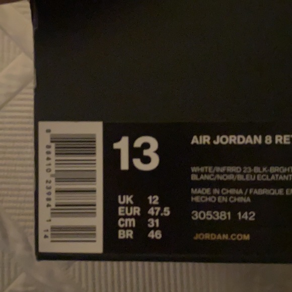 Three peat Jordan 8s [Like new, worn once] - Picture 10 of 11